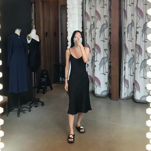 Aritzia Only Slip Dress Black XXS